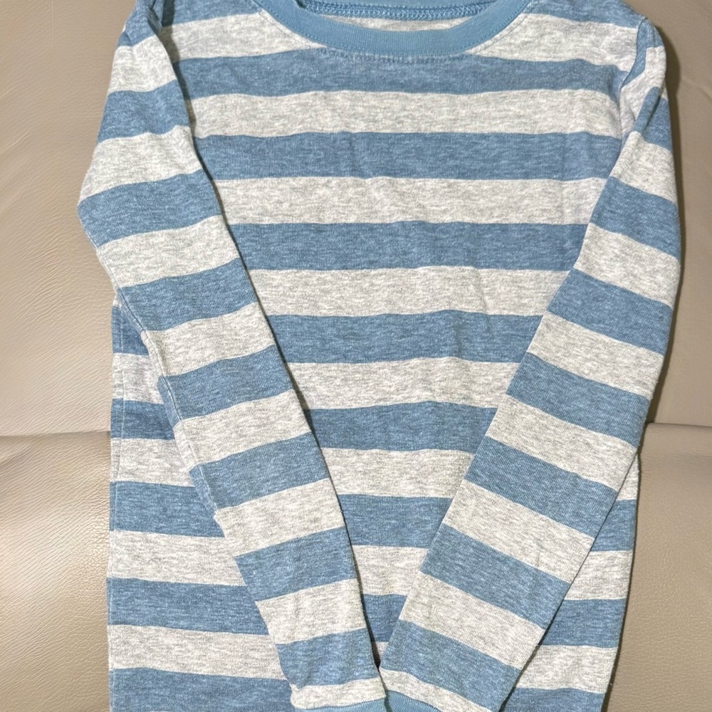 Carter's Blue and White Long Sleeve Tee